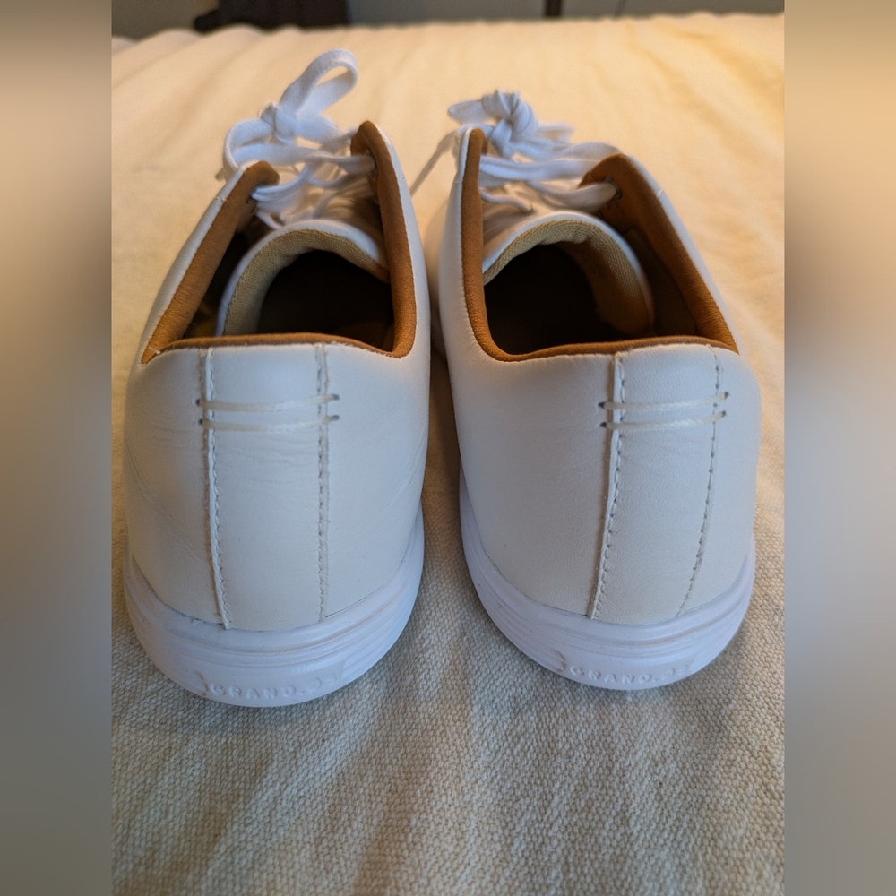 Cole Haan Women's Classic White Sneakers - Picture 5 of 11